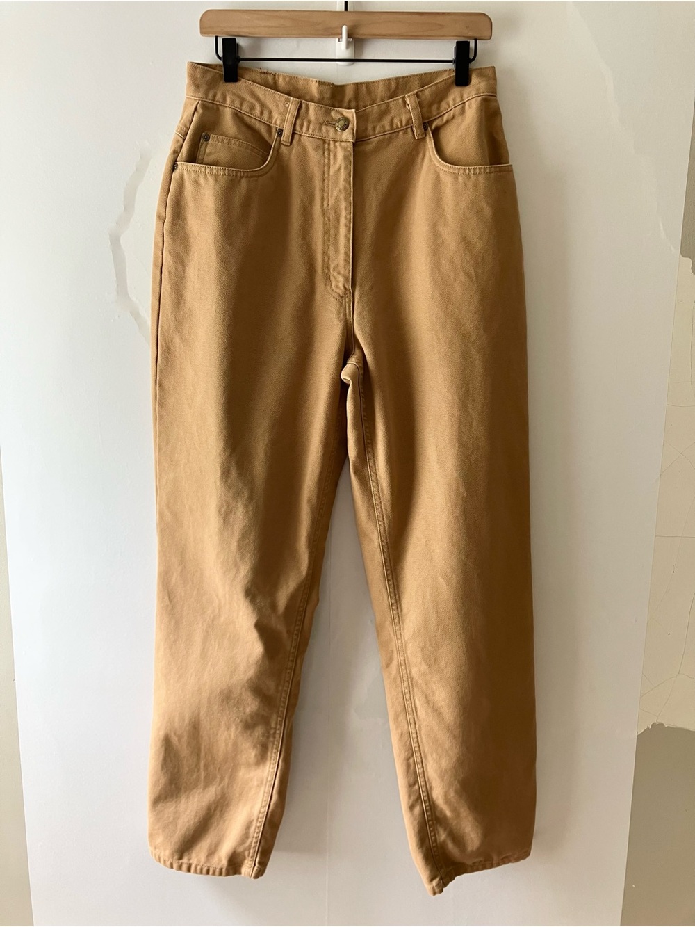 WOOLRICH Saddle Canvas High Waisted Pants